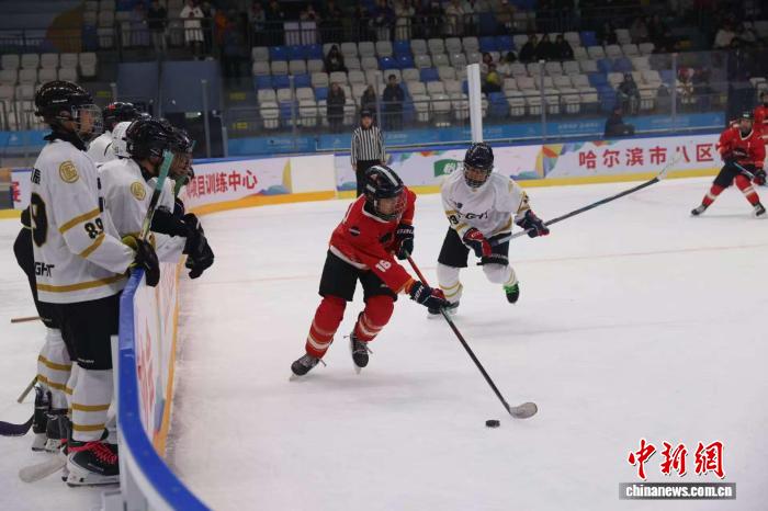 全国3对3青少年冰球总决赛在哈尔滨开幕，展现创