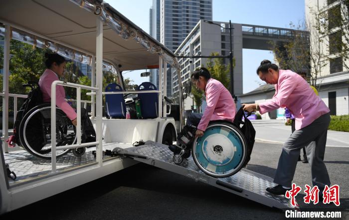 杭州亚残运村正式开村 中国代表团迎接运动员